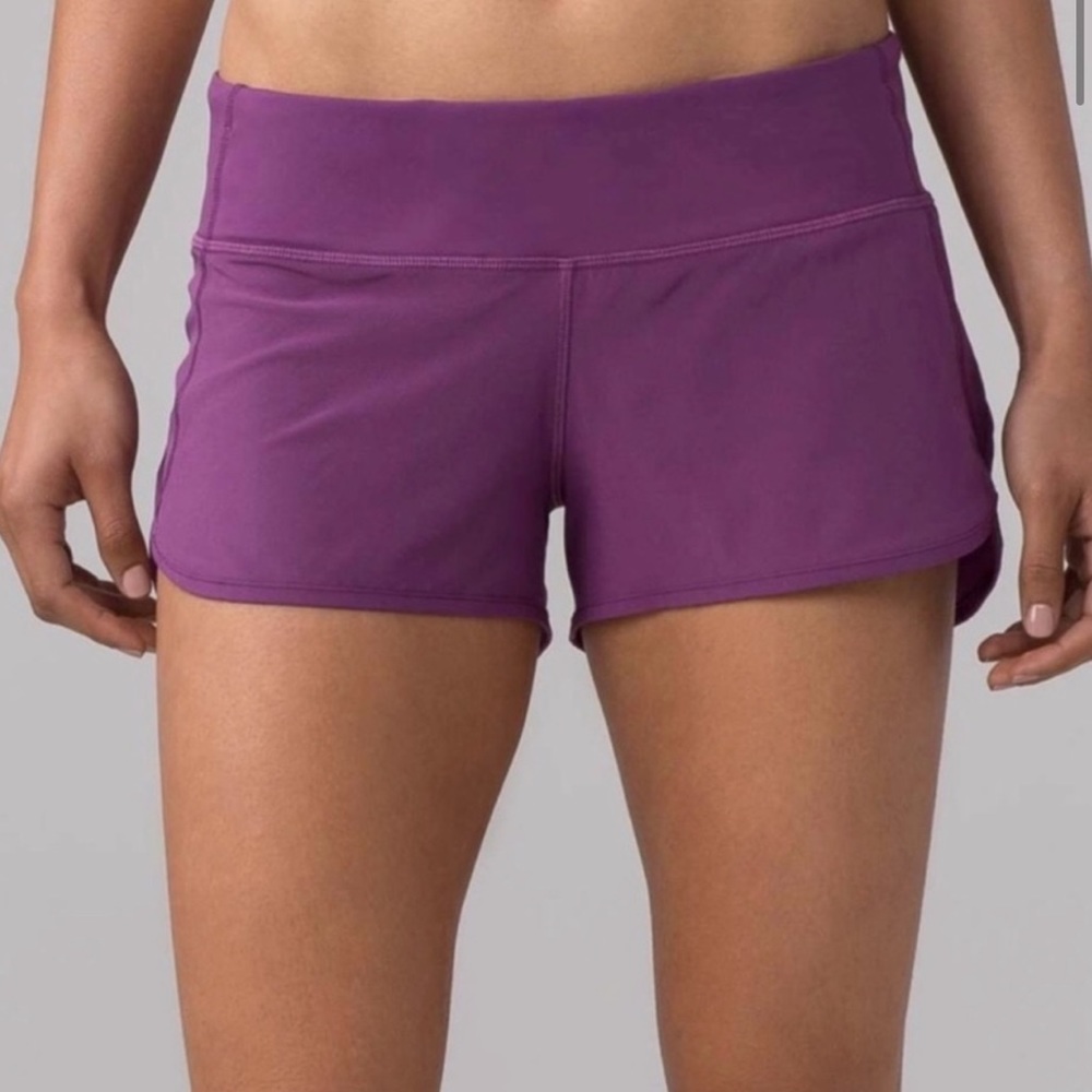 Lululemon Speed Up Short 2.5 , Color: deep purple plum , Size: 6